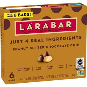 Larabar Peanut Butter Chocolate Chip 8/6/1.6 OZ [UNFI #2665362] [ebt]