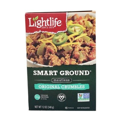 Lightlife Foods Crumbles Plant-Based Original 8/12 OZ [UNFI #1773589] [ebt]