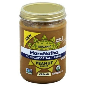 Maranatha Peanut Butter Spread Organic No Stir Creamy 6/16 OZ [UNFI #2060259] [ebt]