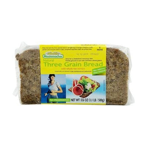 Mestemacher Three Grain Bread Natural 12/17.6 OZ [UNFI #537183] [ebt]