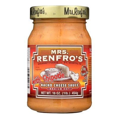 Mrs Renfros Nacho Cheese Sauce With Chipotle Medium Hot 6/16 OZ [UNFI #1226950] [ebt]