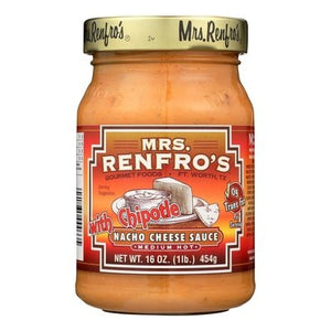 Mrs Renfros Nacho Cheese Sauce With Chipotle Medium Hot 6/16 OZ [UNFI #1226950] [ebt]