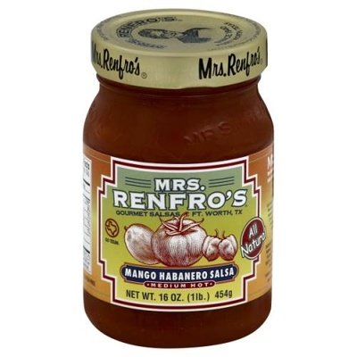 Mrs Renfros Salsa Mango Habanero Medium Hot 6/16 OZ [UNFI #796748] [ebt]