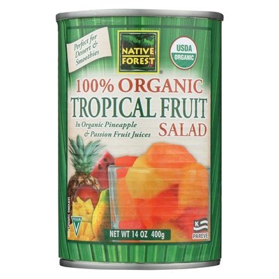 Native Forest Tropical Fruit Salad 100% Organic 6/14 OZ [UNFI #726331] [ebt]