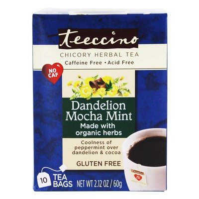 Teeccino Dandelion Mocha Mint 6/10 BAG [UNFI #1986751] [ebt]